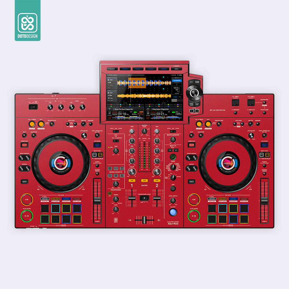 XDJ RX3 Setup Kaplama, Kırmızı