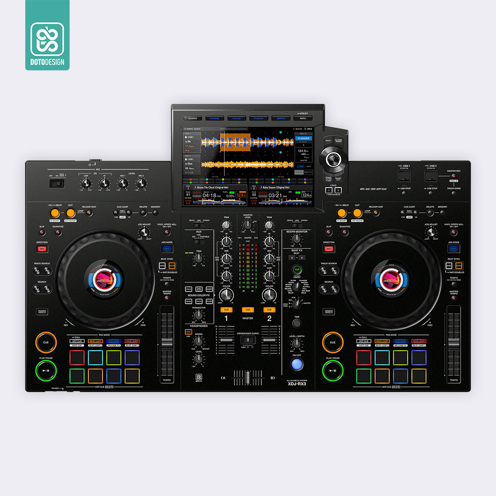 XDJ RX3 Setup Kaplama, Siyah