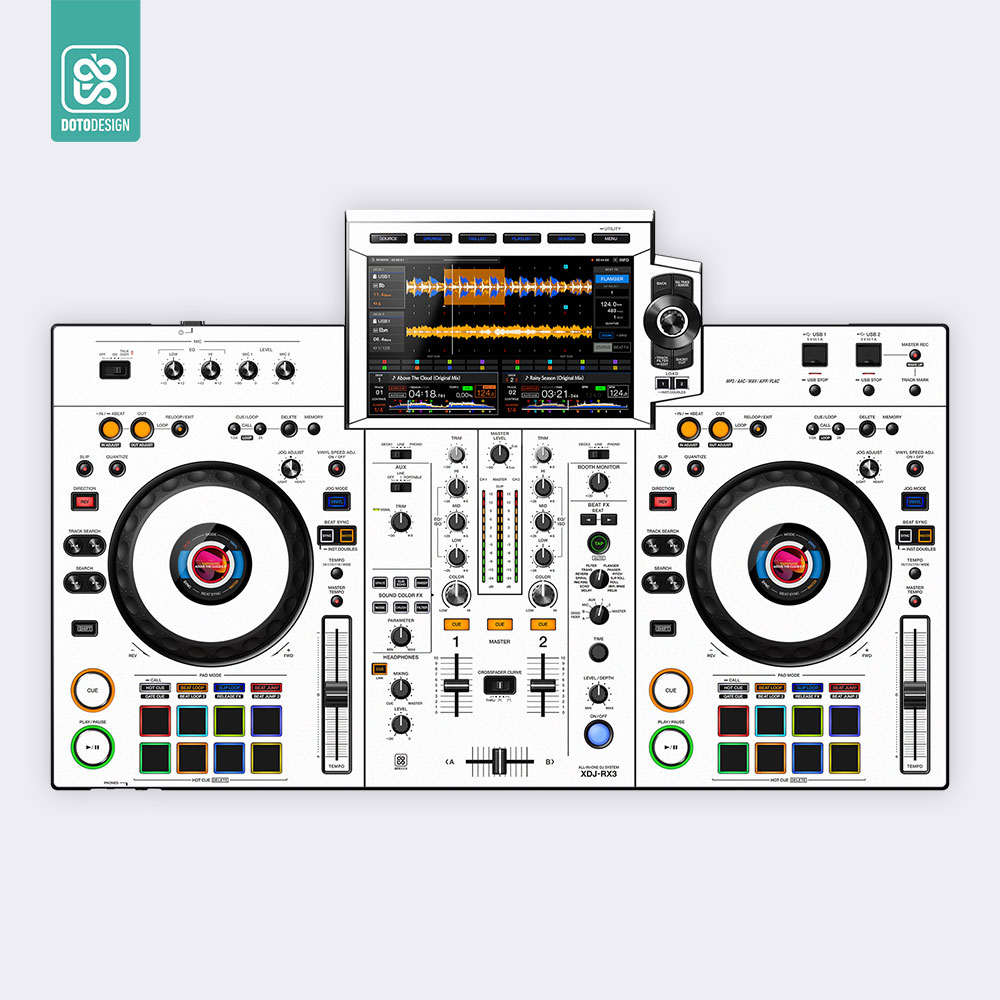 XDJ RX3 Setup Kaplama, Beyaz