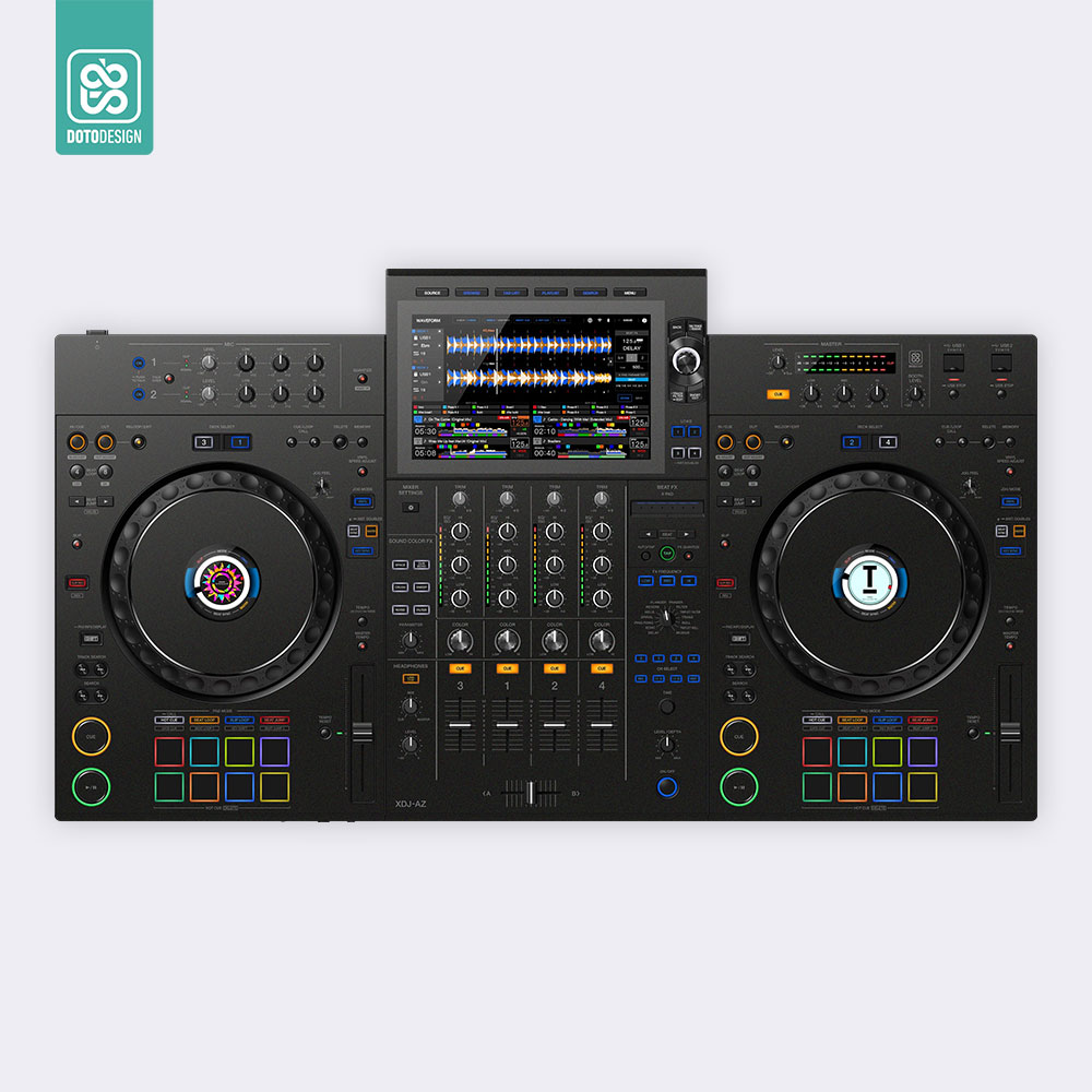 XDJ AZ Setup Kaplama, Kumlu Siyah