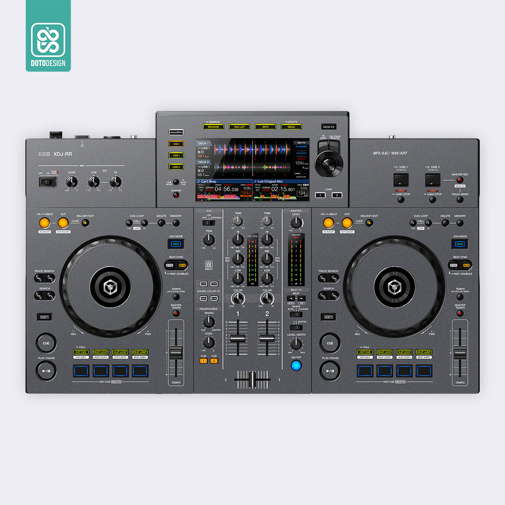 XDJ RR Setup Kaplama, Koyu Gri