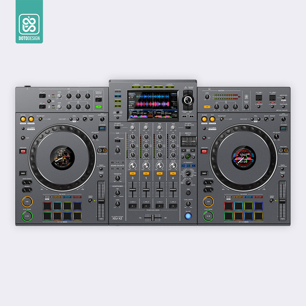 XDJ XZ Setup Kaplama, Koyu Gri