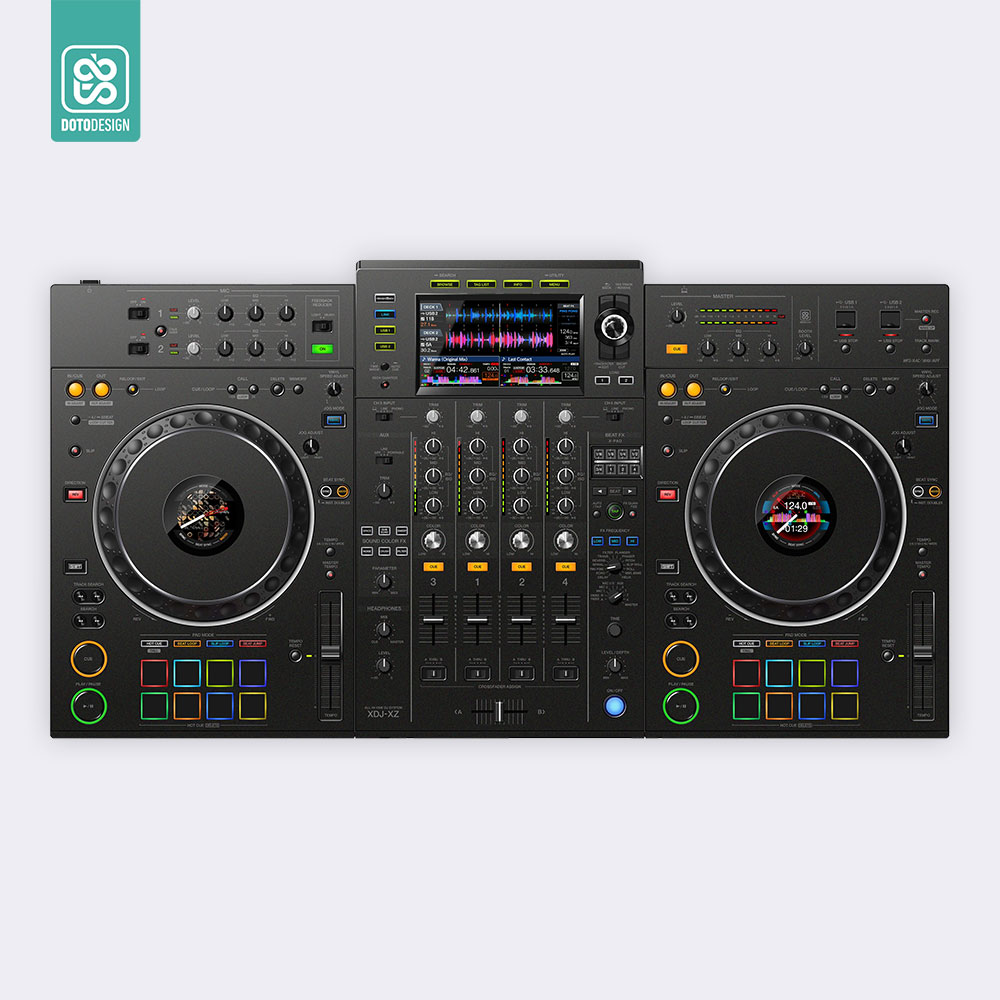 XDJ XZ Setup Kaplama, Kumlu Siyah