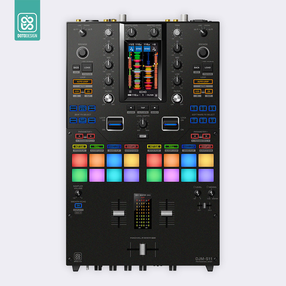 DJM S11 Setup Kaplama, Kumlu Siyah