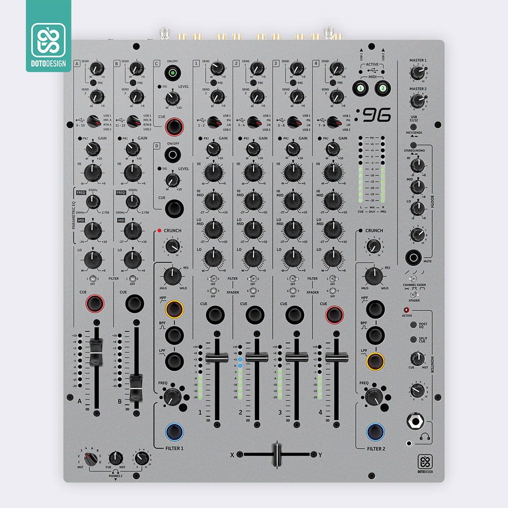 Xone 96 Setup Kaplama, Açık Gri